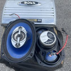 Speakers box and Amp