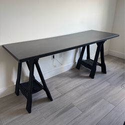 Black desk