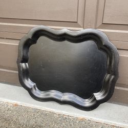 Toile Painted Metal Tray