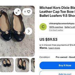 Almost NEW-Michael Kors Belly, Size 6