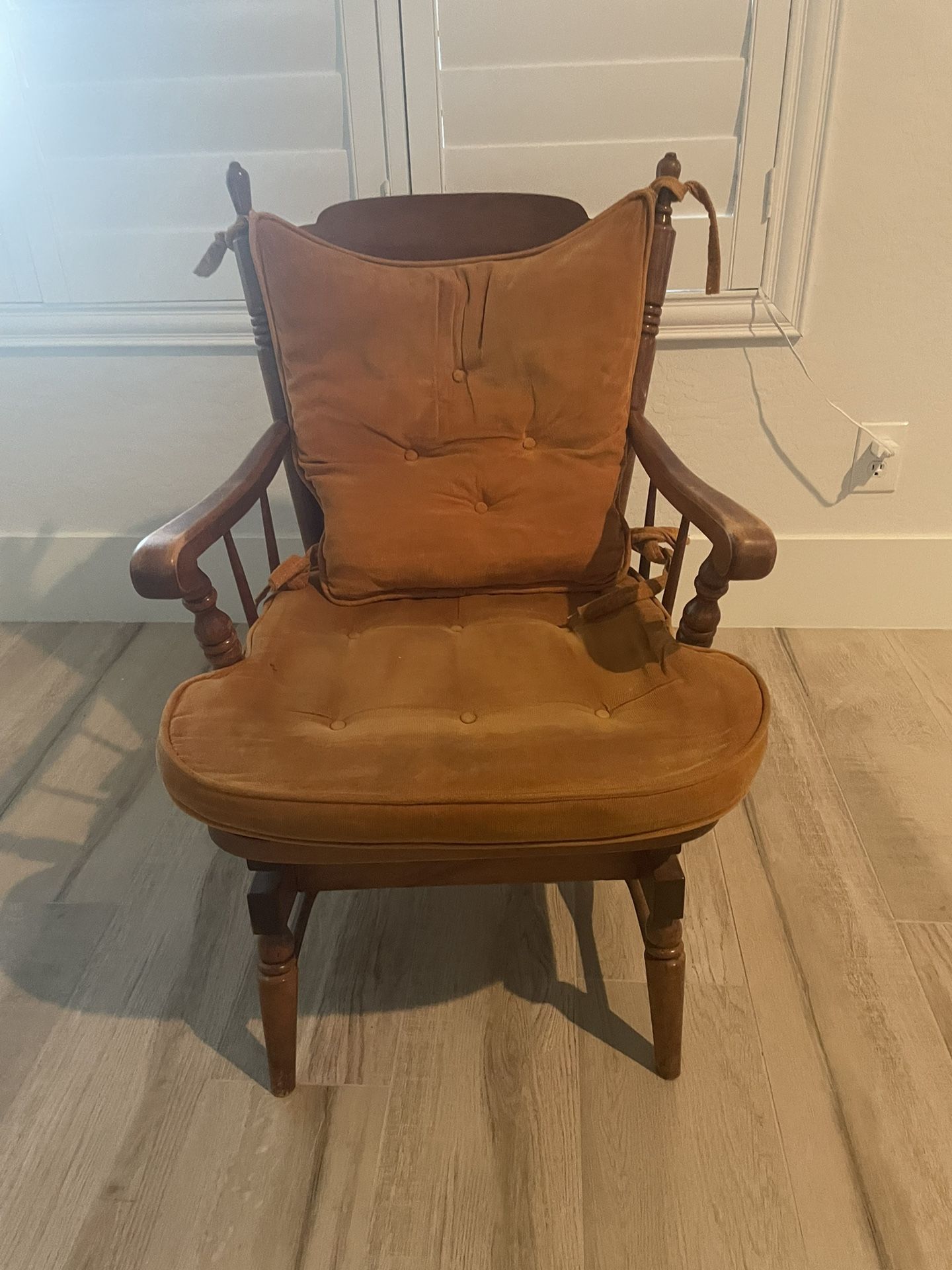Antique Rocker With Springs