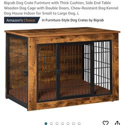 Dog Crate Side Table 