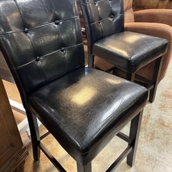 Leather Bar Stools 