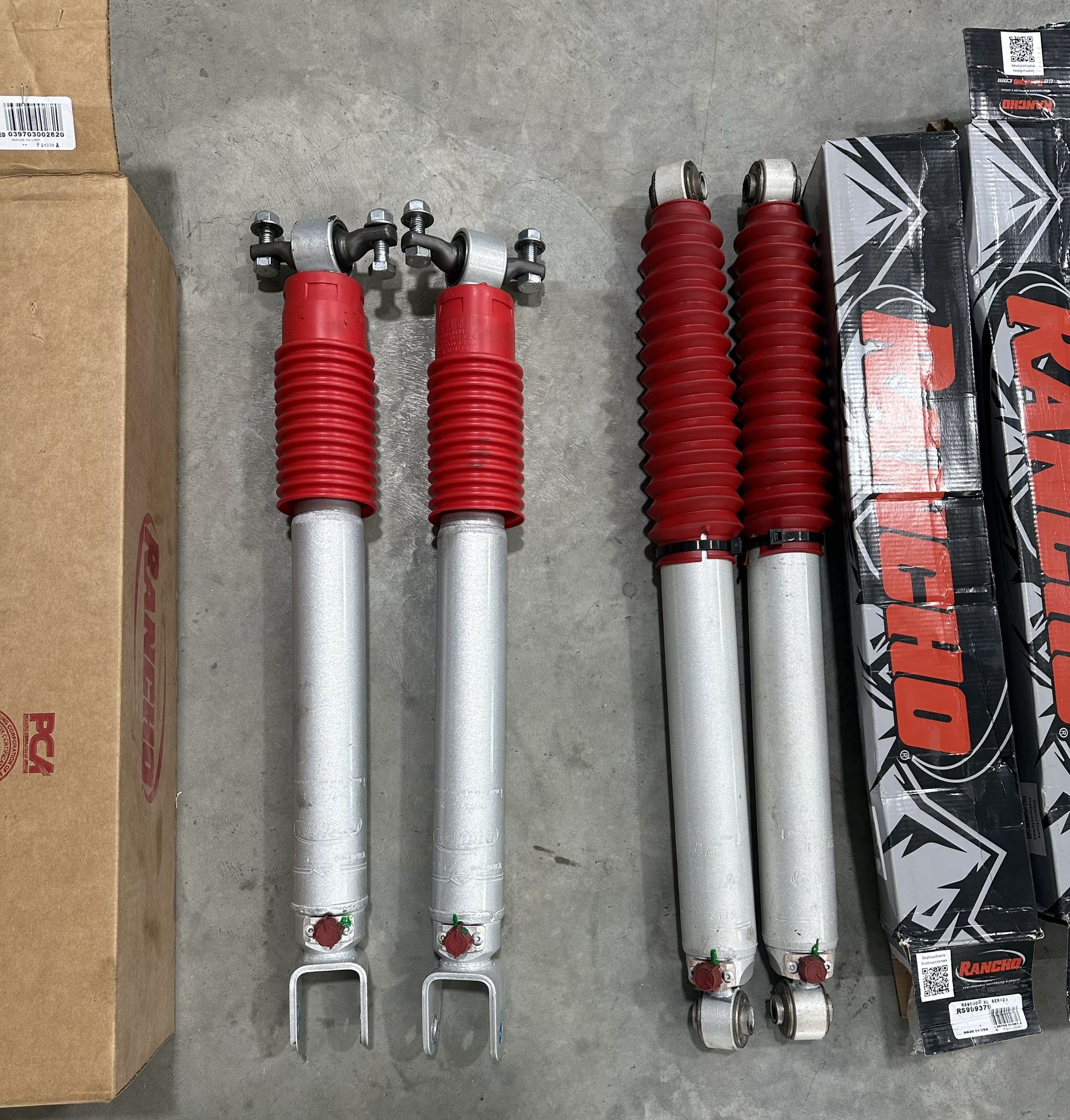 Set of 4 Rancho Shocks