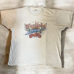 Anvil 90’s Vintage WW ll Warbirds Pilot Mail Graphic Tee Size XL