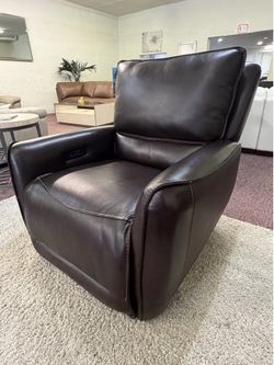 DERBAN - zero gravity leather recliner