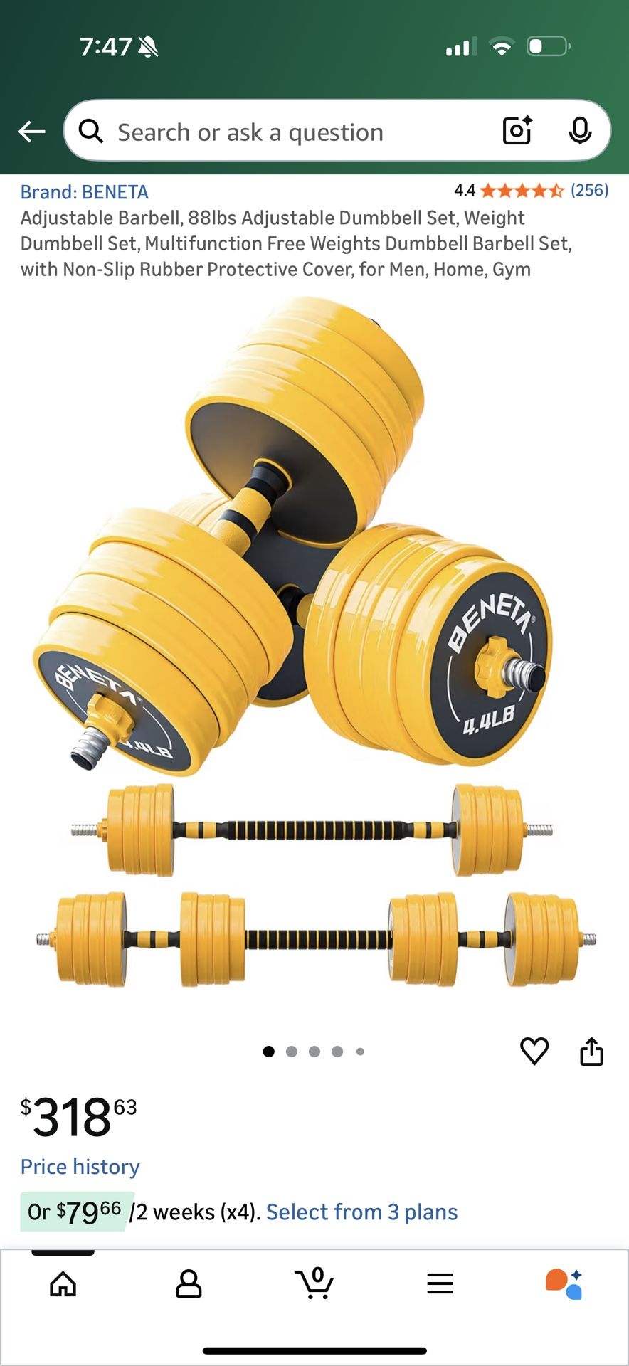 Weights Set With Bench 