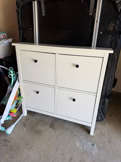 IKEA HEMNES Shoe Cabinet – White