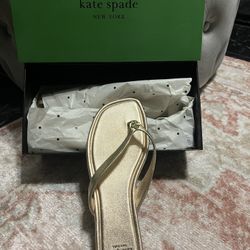 Kate Spade Gold Sandals 