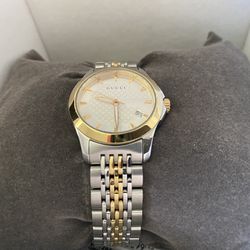Gucci G-Timeless Women's Silver Dial Swiss Watch - YA126511 ($950 MSRP)