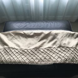 Gold Bed Skirt - Queen Size