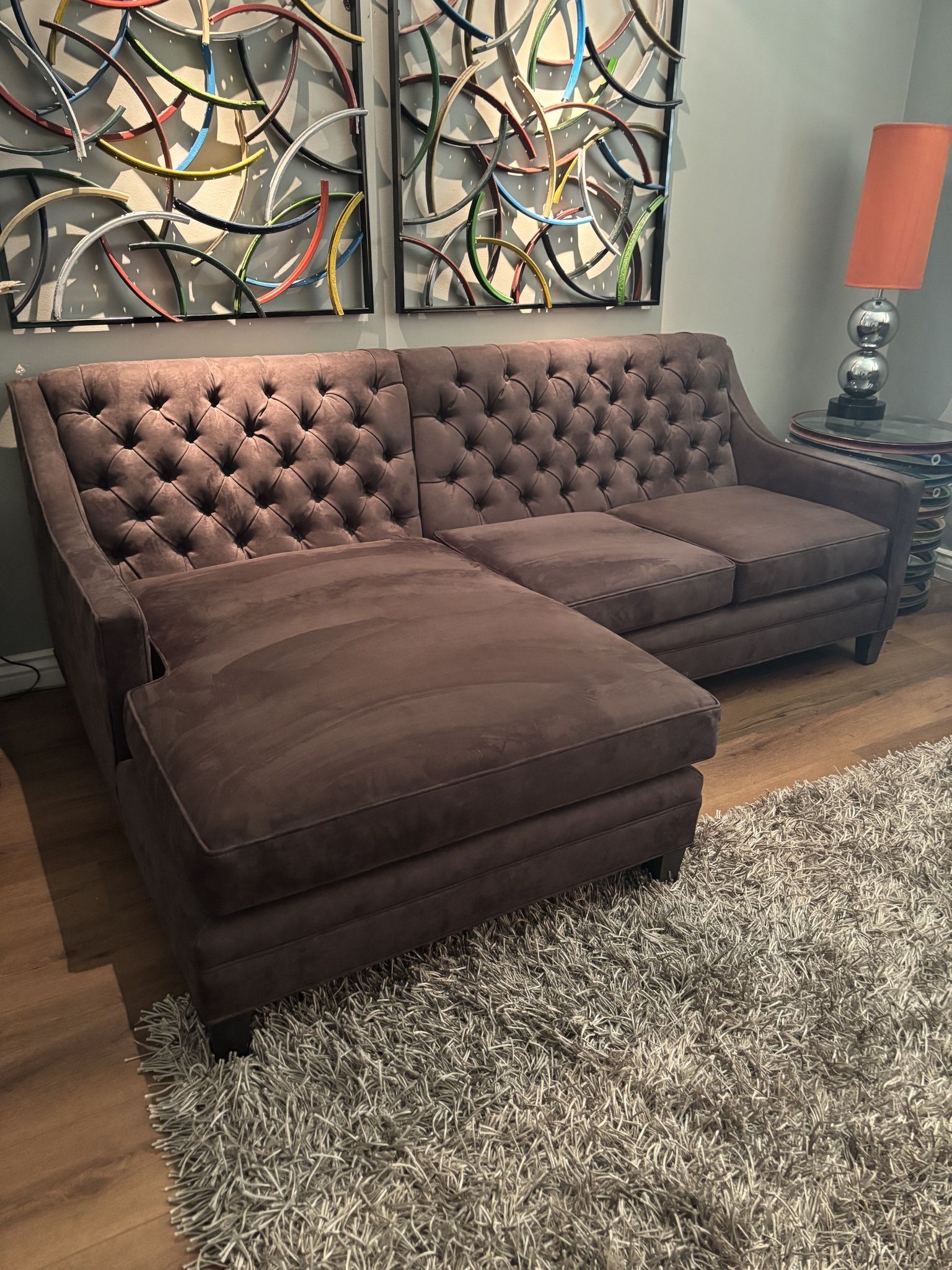 Custom Built Sofa Woth Chaise