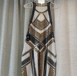 Express Sequined Mini Dress