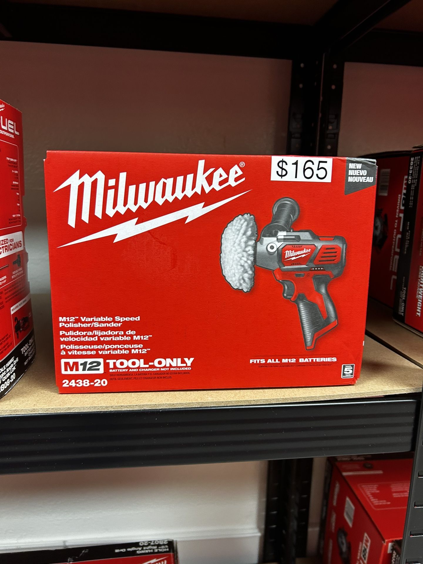 Milwaukee M12 Variable speed Polisher sander Tools & Machinery