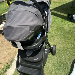 Safety First - Stroller With Car seat 