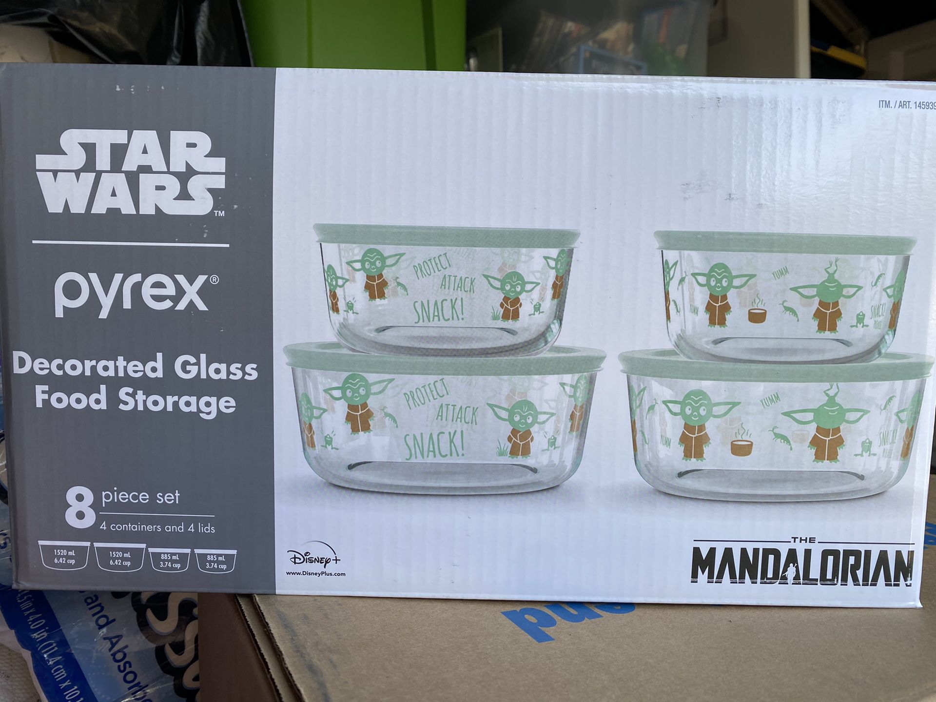 Star Wars Baby Yoda Pyrex Set