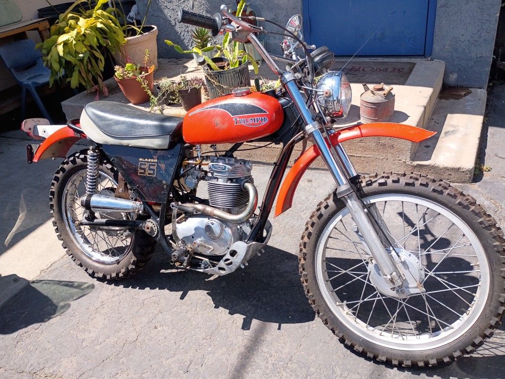 1971 Triumph Trail Blazer. XE02769T25T T25SS TRAIL BLAZER