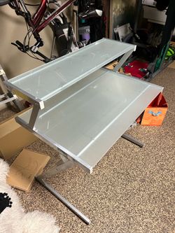 Glass desk