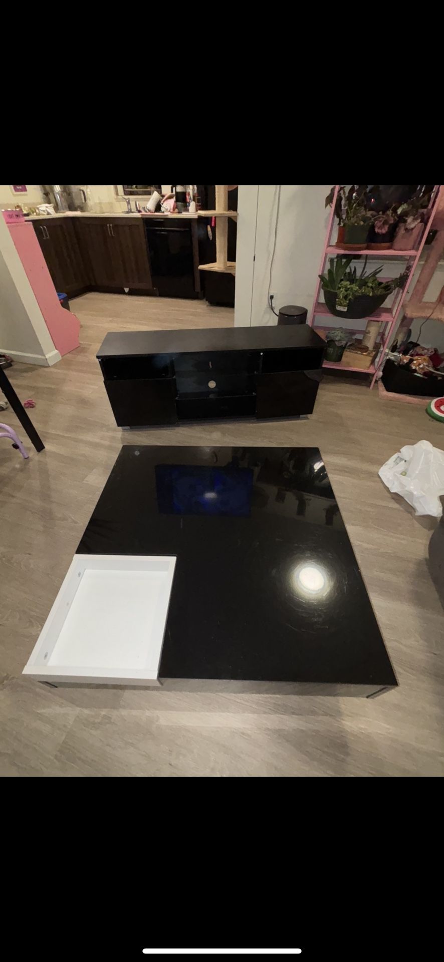 Coffee Table Cabinet Shelf