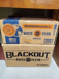 2 cases clays trap targets 225 total