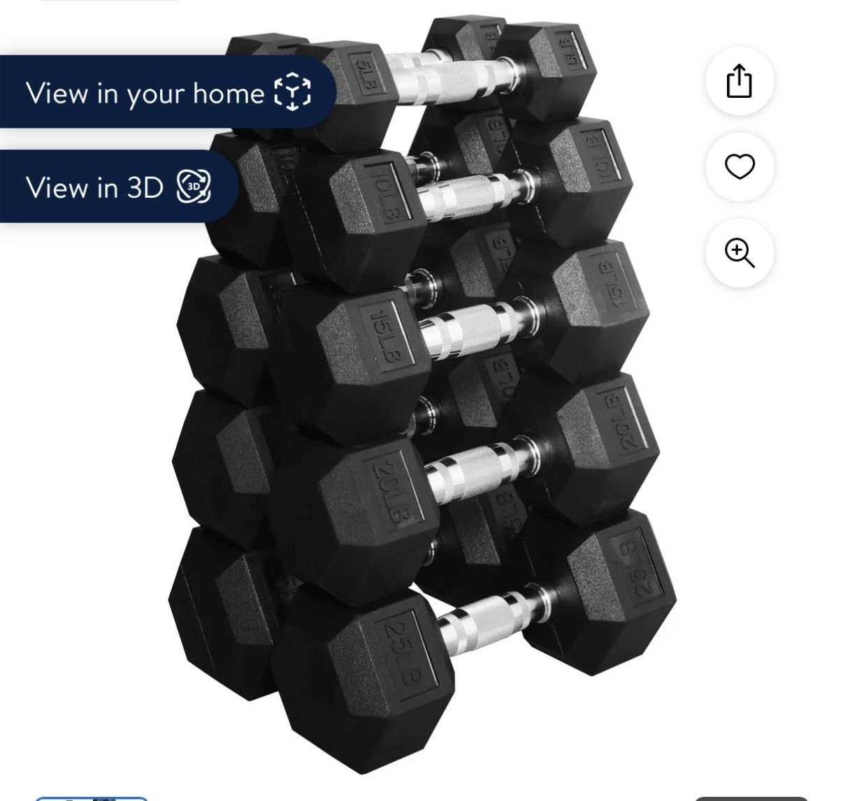 150 Lb Dumbbell Set - BRAND NEW