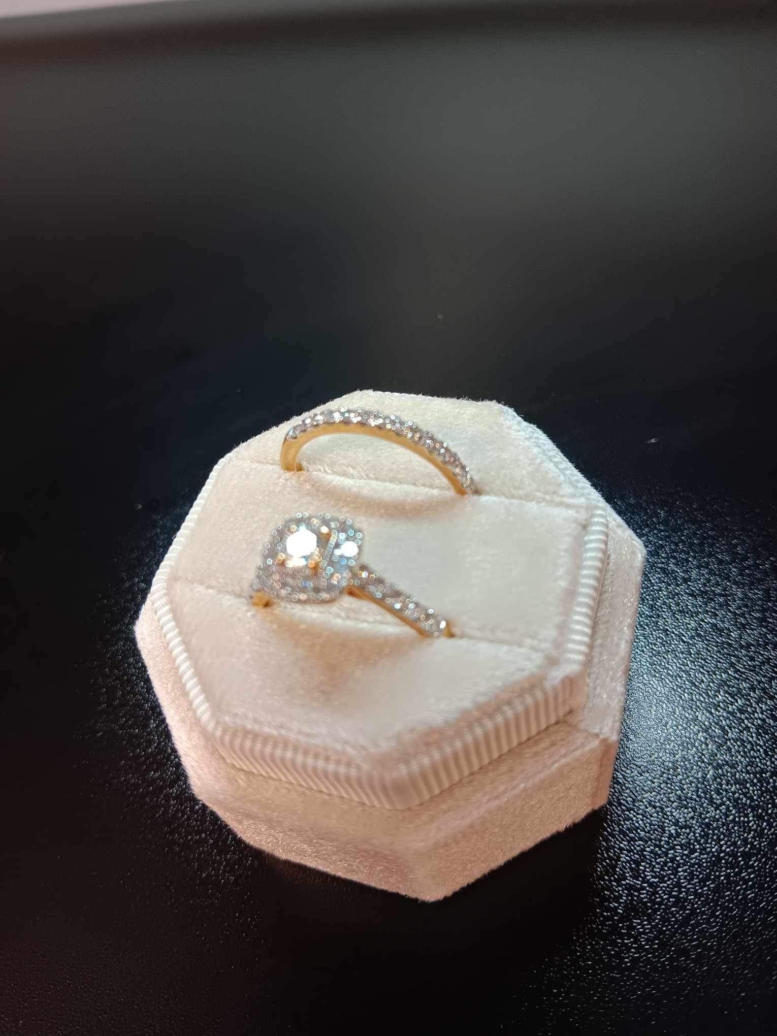 14k Gold Wedding Set