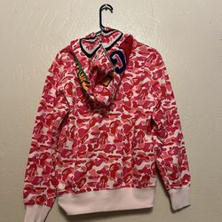 Pink Bape Hoodie for Sale in Stockton, CA - OfferUp