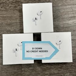 Apple AirPods Pro 1 / Apple AirPods Pro 2 Bluetooth Earbuds -PAYMENTS AVAILABLE FOR AS LOW AS $1 DOWN - NO CREDIT NEEDED