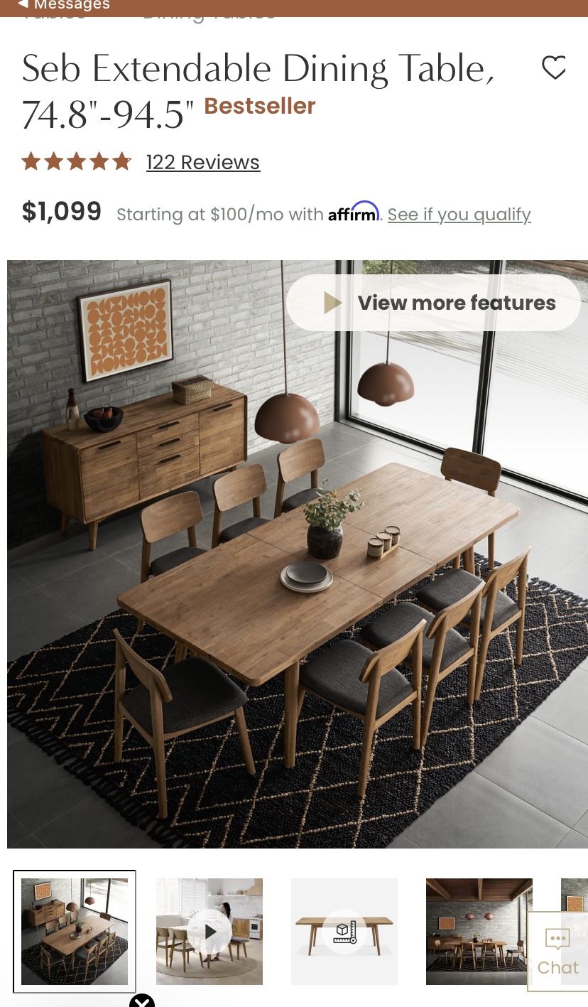 Castlery Dining Room Set Local Delivery 🚚 💨