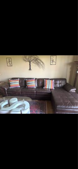 11 ft lounge and couch chair leather
