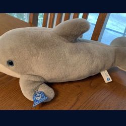 XL Sea World Dolphin Plush