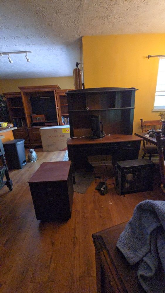 48" DESK WITH HUTCH $85