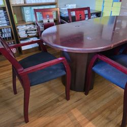 Dining table with 6 chairs