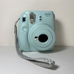 FUJIFILM Instax Mini 9 Ice Blue Instant Film Camera