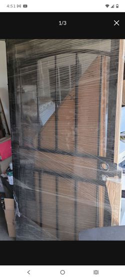 42x83 security door open box new,left hand