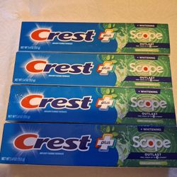 Crest Scope Outlast Toothpaste $3 Or 2/$5