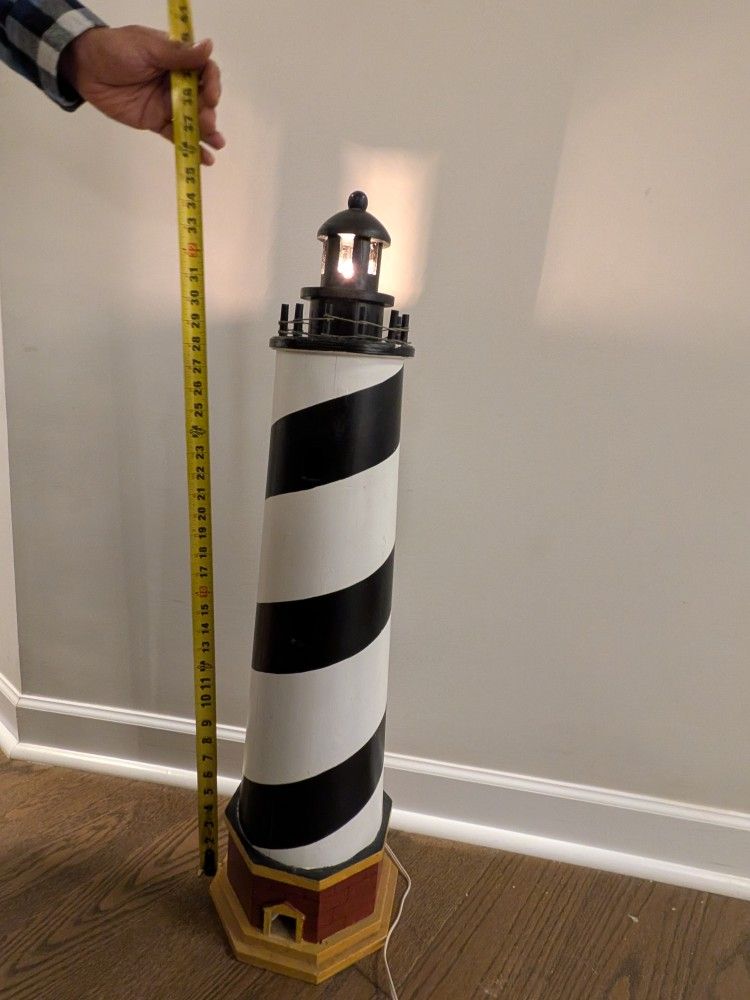 36" Wood Light House,All Products : American Fashion Style Bags On Sale