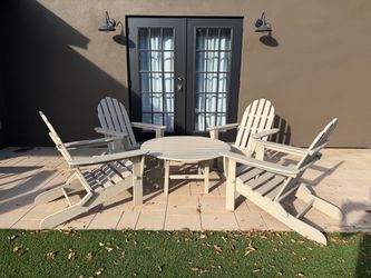 Polywood 5-Piece Adirondack Set