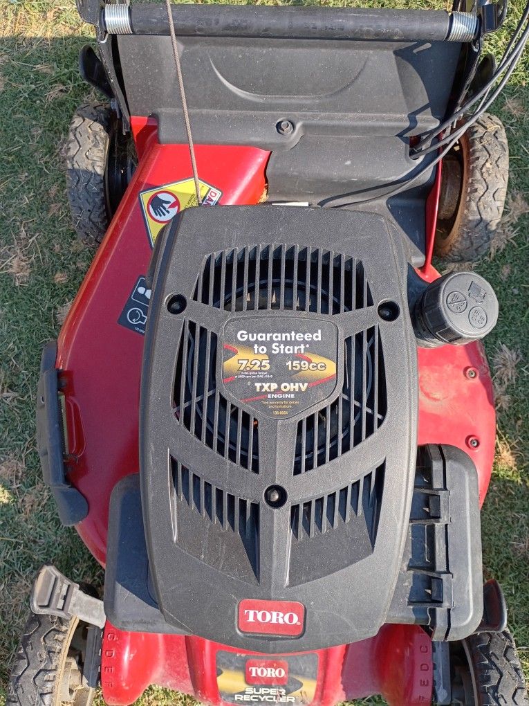 Toro Gas Lawn Mower Self-propelled Without Bag