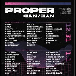 proper nye tickets! 2 days ga