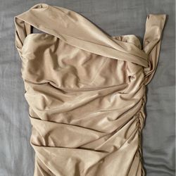 Gold Bridesmaids Dress