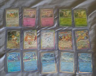 Prismatic Evolutions Eevee Mix set SIR EX Holo Trade