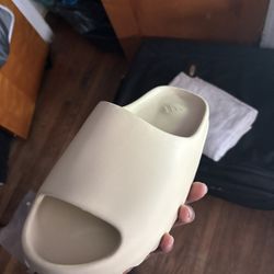 Adidas Tan Yeezy Slides 