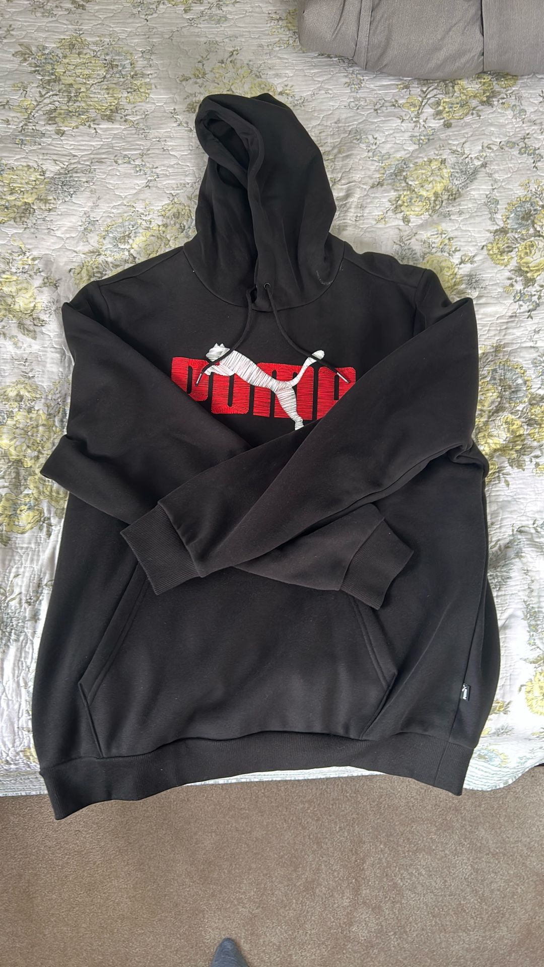 Black Puma Hoodie 