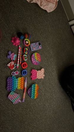 Trading fidget toys for needoh  and dumplings