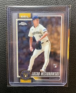 2026 Jacob Misiorowski Topps Chrome Rookie Card.