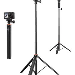 *NEW* 53.5" Osmo Action Selfie Stick Tripod for DJI Action 5 Pro/4/3, Osmo Nano, Osmo 360