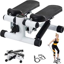 New In Box Stair Climber Exercise Stepper Cardio Stepping Elliptical Machine With Resistance Bands Included 