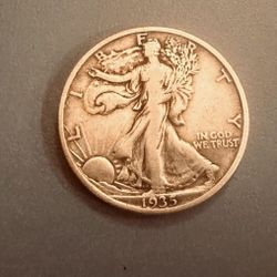 1935 Silver Half Dollar —90% Silver 