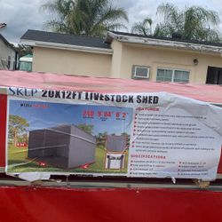 20 x 12 livestock shed $1800 new in the box